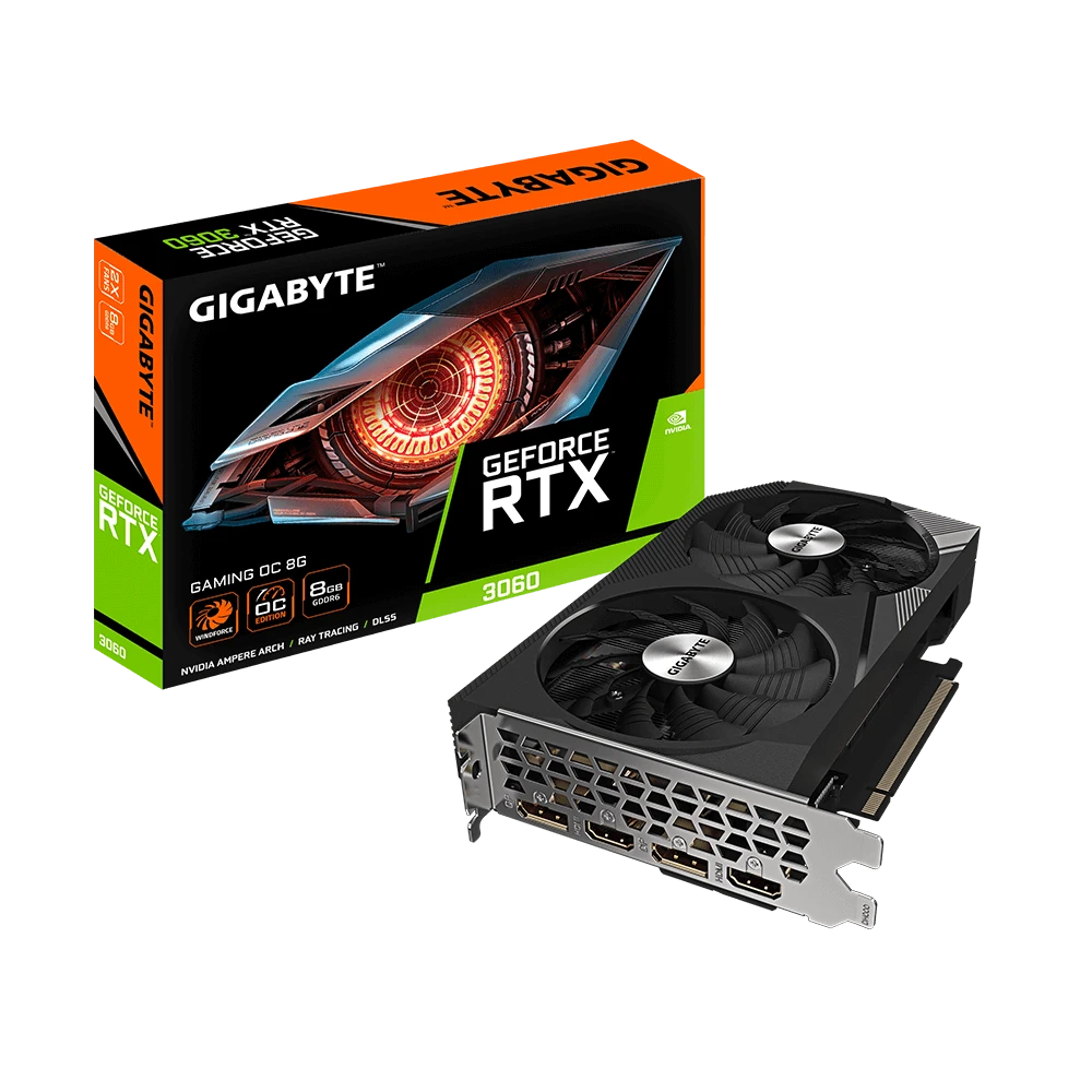 Gigabyte GeForce RTX 3060 GAMING OC 8G  (Rev. 2.0)